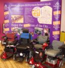 Shopmobility information stand
